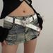 BABI powder millennium Spice Girl style y2k American belt women 2024 new butterfly belt 100 with denim belt_viptrois.com