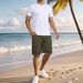 25 Foreign Trade Summer New Trendy Loose Sports Shorts, Men's Fitness Pants, Knee-length Five-inch Pants_viptrois.com