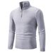 Men's Clothing Spot Foreign Trade Autumn And Winter Sweater Men's Solid Color Half Turtleneck Bottoming Shirt 10 Colors Knitted Sweater Wholesale_viptrois.com