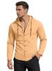 2026 European-style Men's Simple Cotton Casual Loose Breathable Long-sleeved Solid-color Hooded Shirt_viptrois.com