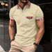 New Men's Polo Shirt Short-sleeved Color Quick Drying T-shirt Shirt Solid Color Patchwork Street Comfortable Men's Polo Shirt Trend_viptrois.com