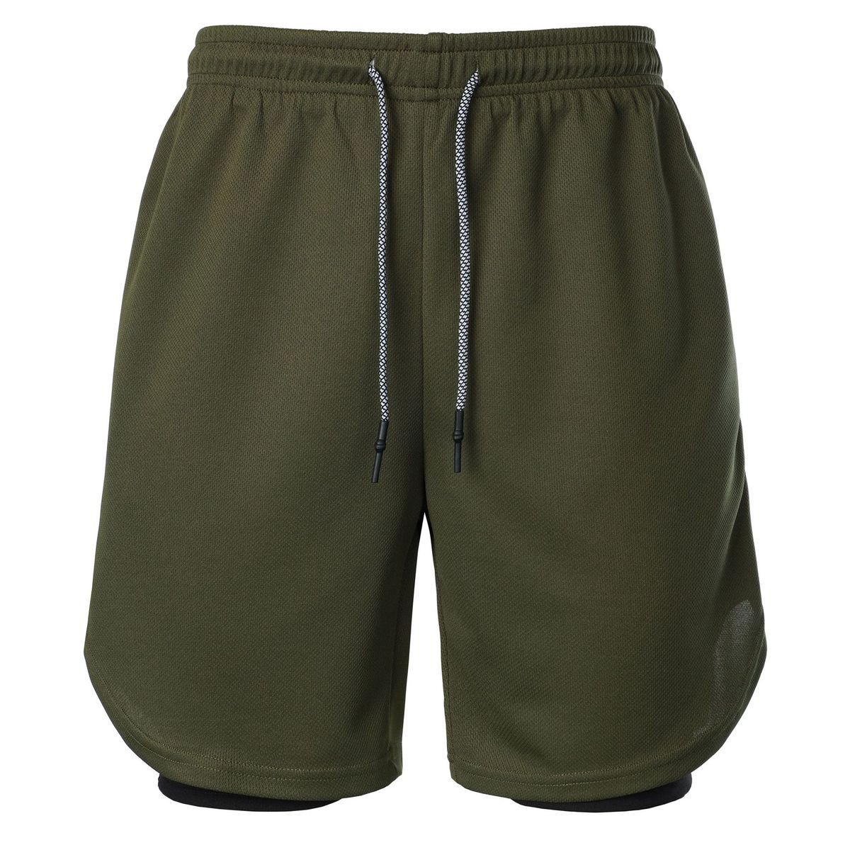 Men's Marathon Running Quick Drying Camouflage Sports Pants 2 Piece Set Anti Exposure Fitness Tights_viptrois.com