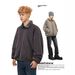 MADEEXTREME Minimalist Style Warm Fleece Lined Zipper High Collar Autumn Winter Short Wide Jacket For Men_viptrois.com