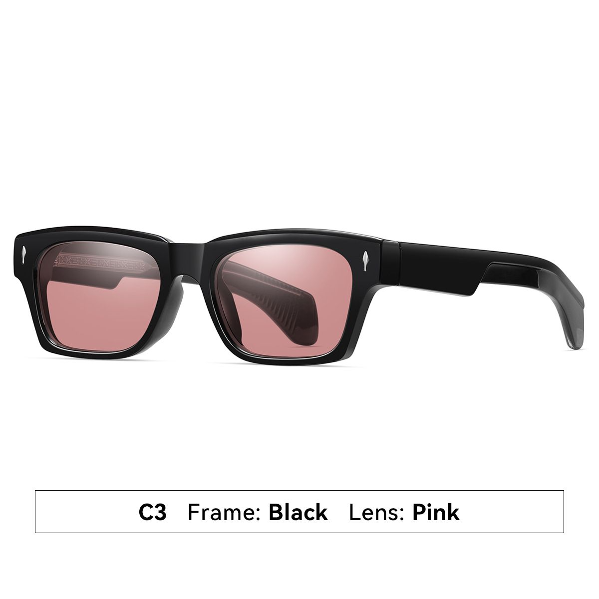 Men's Sunglasses Retro Square Frame Sunglasses Polarized Men's And Women's High End New Anti Ultraviolet Uv White Copper Pin_viptrois.com