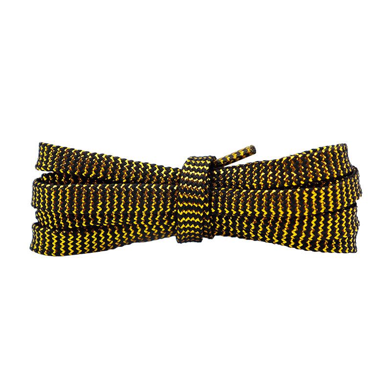 Flat Polyester Insert W Type Metal Wire Shoelaces 7mm Canvas Shoes Board Shoes Casual Shoes Rope_viptrois.com