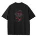 Men's Clothing Cotton Short Sleeved T Shirt Embroidery Loose Large Size T-Shirts_viptrois.com