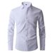 Men's Clothing Slim Stretch Shirt Men's Shirt Simple Business Thin Shirt Men_viptrois.com