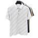 Men's Clothing Short Sleeved T Shirt Middle Aged Fashion Lapel Printed Polo Shirt Thin Men's T Shirt One Piece Delivery_viptrois.com