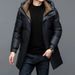 -30 ° Neue Mode Männer 90% Weiße Kapuze Enten Daunen Jacken Herren Dicken Warmen Wasserdichten Parka Mantel Daunen Mantel_viptrois.com