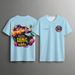 Men's Clothing Spaceship UFO Fun Pattern Print Fashion Street Casual Cotton Loose T Shirt_viptrois.com
