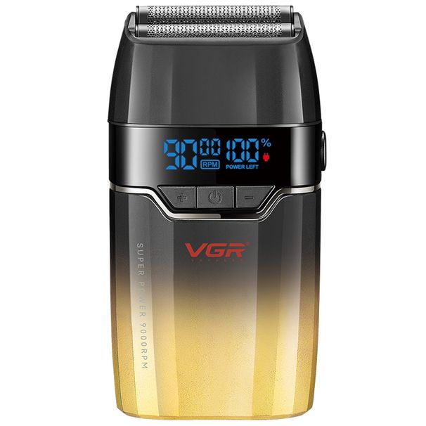 VGR Electric Razor Foil Shaver Men Cordless Shaving Machine Skin Fade Barber Kit_viptrois.com