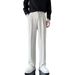 Men's Clothing elastic double button trousers, casual and versatile, line feeling casual trousers for men, handsome and trendy loose suit trousers_viptrois.com