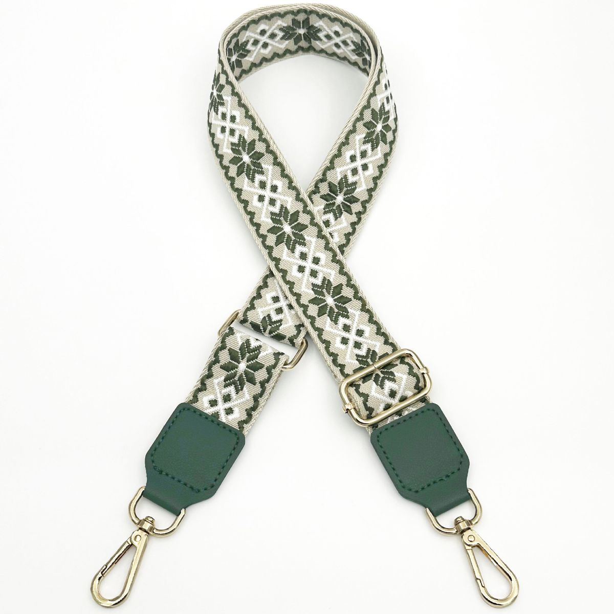 Embroidered Bag Strap, Colorful Diamond-patterned Bag Strap, Adjustable Single-shoulder Crossbody Backpack Strap, And Shoulder Strap Replacement_viptrois.com