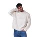 Unisex Winter Casual Knit Sweater With Seagull Embroidery - Relaxed Fit, 3D Design, Breathable Viscose Fabric_viptrois.com