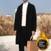 Loom Loom Shanlida Di 2025 New Autumn And Winter Mid-Length Trench Coat, Loose Wool Coat For Men, Plus Size_viptrois.com