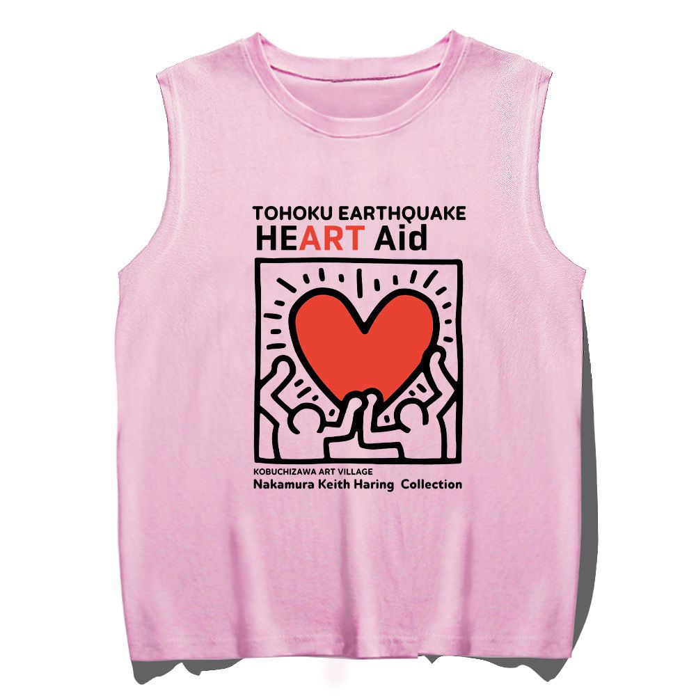 Toy Love Cartoon Anime Loose Round Neck Pure Cotton Tank Top Men's Summer Youth Couple Trendy Brand Sleeveless Bottom_viptrois.com