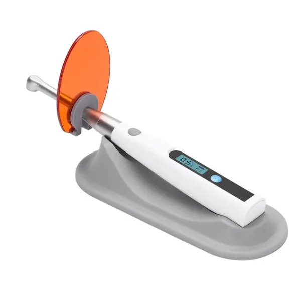 Dental Curing LED Lamp Wireless 1 Second Cure Light 800-1400mw/cm² Dentistry Equipment_viptrois.com