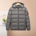 Men's Clothing Men's New Tiger Head Cotton Coat Thickened Hooded Detachable Hat Cotton Coat Middle Aged And Young Men's Short Cotton Coat_viptrois.com