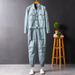 Men's Clothing one piece jumpsuit suit men's trendy bar performance clothing dance leggings overalls jumpsuit bright red_viptrois.com
