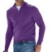 Nordmann 2025 Independent Station New Long Sleeve V-Neck Wool Fleece Zipper Men's Casual Top Polo Shirt_viptrois.com
