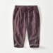 Men's Clothing Retro Elastic Waist Ramie Straight Cotton And Linen Casual Pants Versatile Loose Cropped Pants For Men_viptrois.com