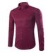 Men's Clothing Men's Long Sleeved Shirts Men's Foreign Trade New Solid Color Business Shirts Men's_viptrois.com