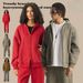 Dual-Zip Fleece Hoodie – 350GSM Heavyweight Streetwear Jacket With Brushed Lining (M-XXL, 6 Colors)_viptrois.com