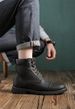 Autumn And Winter Men's Shoes: 2025 British Retro Leather Boots, Men's High-top Boots_viptrois.com