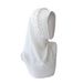 Women's Hijab beaded headgear solid color headband comfortable scarf shawl_viptrois.com