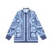 European And American Fashion Youth Plus Size Trendy Brand Vacation Casual Men's Loose Palace Print Popular Color Long_viptrois.com
