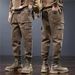 Men's Classic Cargo Jogger Pants Summer Multi-Pocket Loose Fit Casual Trousers Breathe Easy In Summer Comfort_viptrois.com