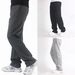 Spring Men Plus Size Solid Baggy Loose Elastic Cotton Sweatpants Casual Pants Autumn Straight Trousers_viptrois.com