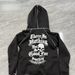 2254 Gothic Cardigan Leopard Print Cross Skull Hooded Sweatshirt Y2K Japanese Style Zipper Jacket For Women With A Sense_viptrois.com