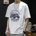 Summer Loose Cotton Women, Short Sleeve White Base Shirt For Men, Trendy Couple's T-Shirt_viptrois.com