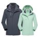 Men's Clothing Three-in-one Rush Clothes Men's Outdoor Waterproof Warm Mountaineering Suit_viptrois.com