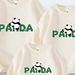 Parent-child clothing Cotton hoodie tide brand red panda mother and daughter a family of three parent-child clothing_viptrois.com