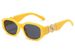 Two Circles New Small Square Frame Head Decoration Sunglasses Personality Trend Polygon Glasses_viptrois.com