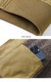Men's Winter Padded Jacket - Thickened Cotton Coat With Fleece Lining, Windproof Casual Outerwear (Black, Army Green, Khaki)_viptrois.com