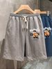 Men's 2026 New Summer Outerwear Shorts American Casual Light Luxury Simple Cartoon Trendy Shorts European And American Trendy Brand Shorts Men_viptrois.com
