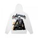 Skull Print Heavy Cotton Unisex High Street Hooded Sweatshirt Long Sleeve Fashion_viptrois.com