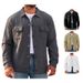 Men's Jacquard Loose Fit Shirt Jacket – Trendy Spring & Autumn Casual Overshirt (White/Black/Khaki, S-XXXL)_viptrois.com