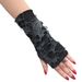 Halloween Beggar Black Ripped Punk Dark Cosplay Costume Accessories Gloves_viptrois.com
