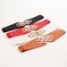 New ladies elastic belt retro twist buckle palace wide girdle with skirt coat_viptrois.com