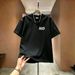 Men's Slim Fit Short Sleeve T-Shirt Breathable Cool Fashionable Base Layer Top Summer Letter Print Versatile Trendy_viptrois.com