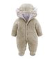 Children's onesie baby warm thick bag farts baby clothing crawl suit_viptrois.com