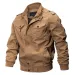 Men Casual Cotton Military Bomber Jacket Mens Jackets & Coats Army Men's Slim Fit Pilot Jackets Casacas Para Hombre_viptrois.com