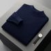 Pure Autumn Winter New Half Turtleneck Wool Sweater Men Thin Pullover Base Shirt Knitted Warm Long Sleeve Top Wholesale_viptrois.com