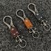 Retro Cross Flower Handmade Cowhide Keychain Niche Personality Car Key Wear Bag Pendant_viptrois.com