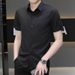 CT High-End Ice Silk Cool Short Sleeve Slim Fit Casual Business Non-Iron Professional White Summer Men's Shirt_viptrois.com