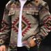 Spring And Autumn Men's Button Jacket Printed Youth Casual Jacket_viptrois.com